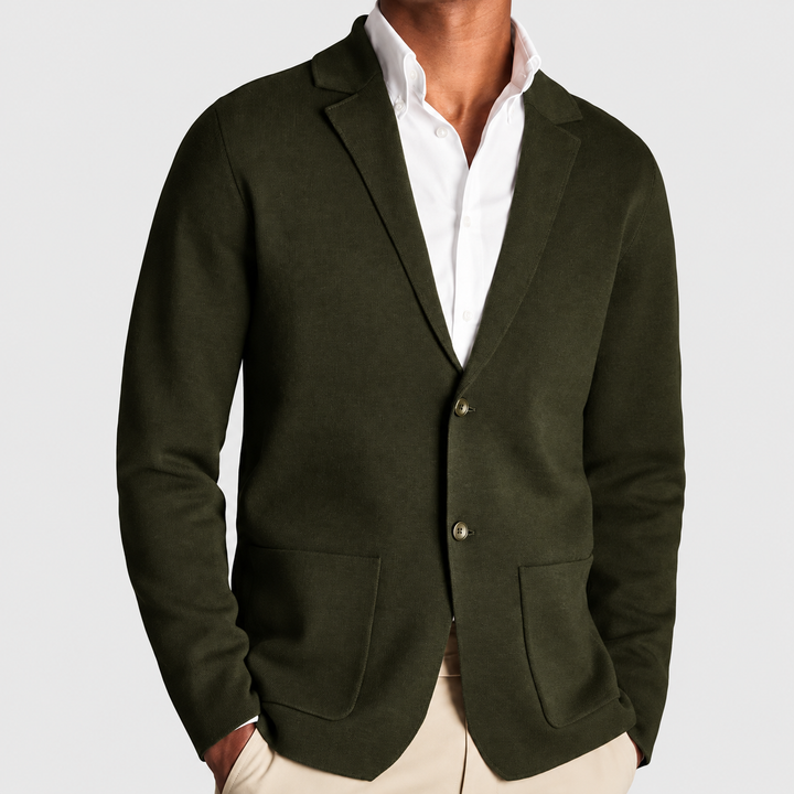 Viktis - Knitted Blazer With Patch Pockets