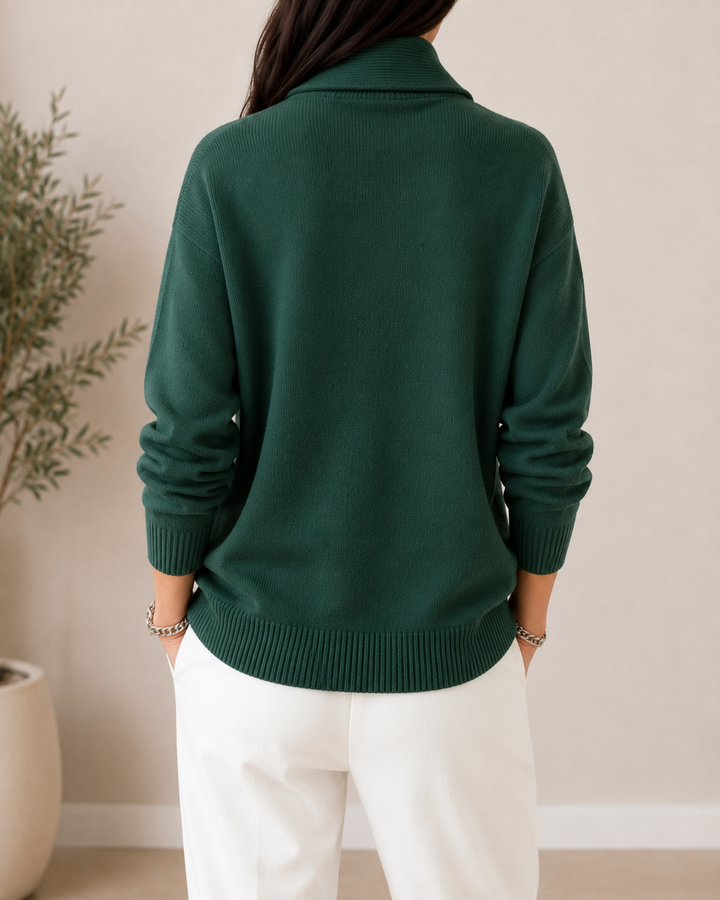 Avelette - Long Sleeve V-Neck Sweater