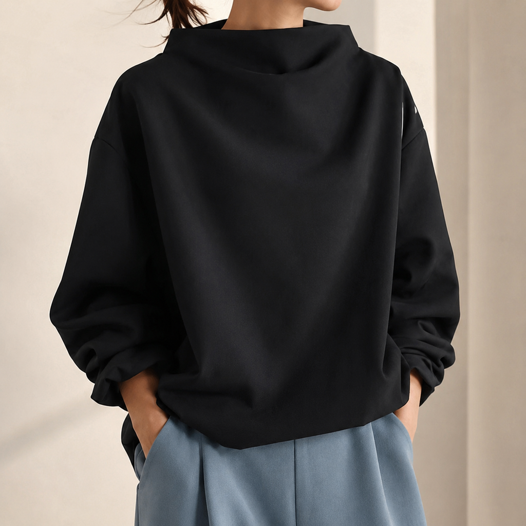Tessira - Oversized Long Sleeve Top