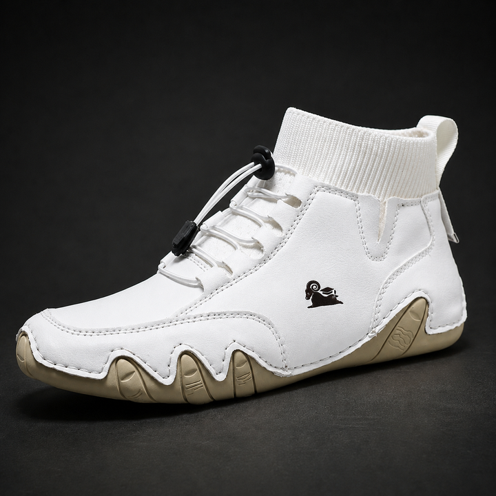 Pufioshield - Leather Lace Up Sneakers