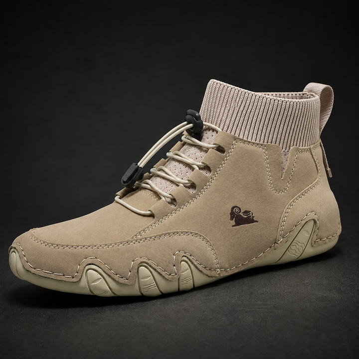 Pufioshield - Leather Lace Up Sneakers