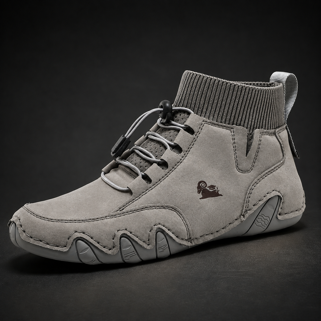 Pufioshield - Leather Lace Up Sneakers