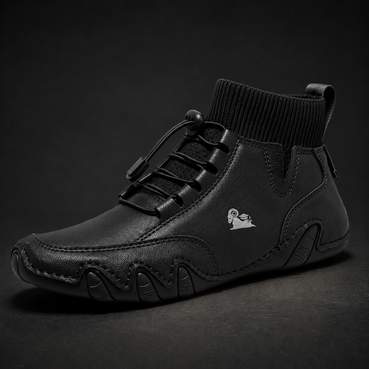 Pufioshield - Leather Lace Up Sneakers