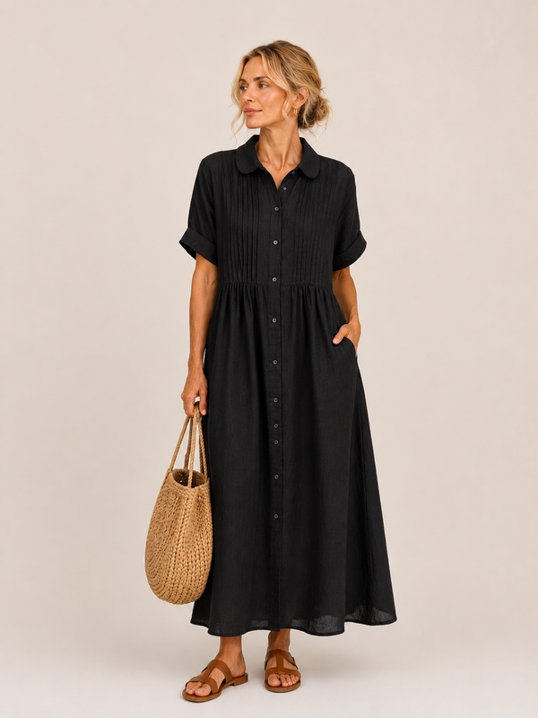 Anjali - Summer Shirt Middi Dress