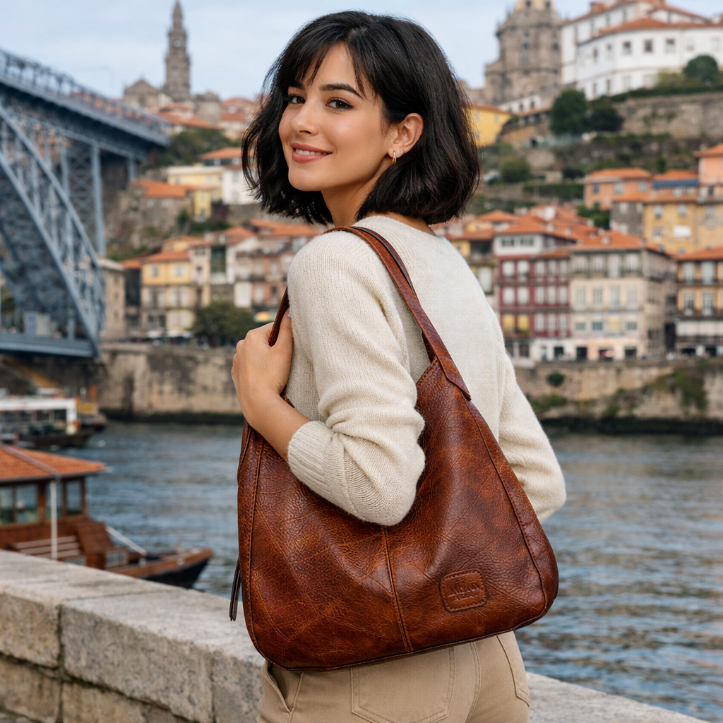 Mavise -  Leather Shoulder Bag