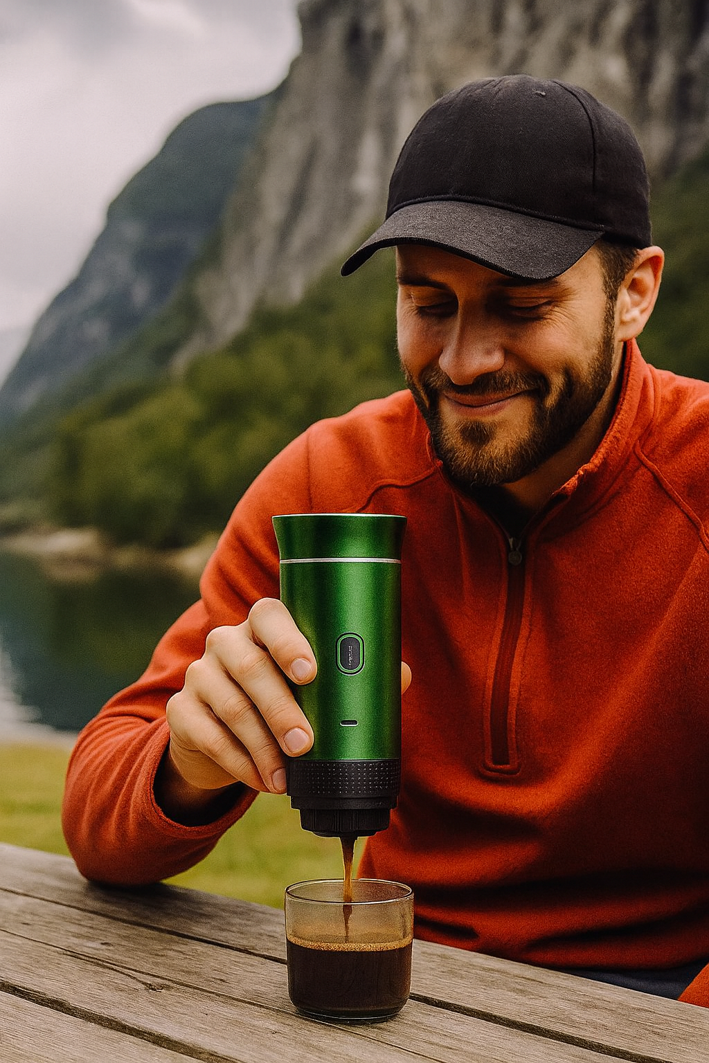 AeroCafe - Portable Espresso and Cappuccino USB Rechargeable Machine