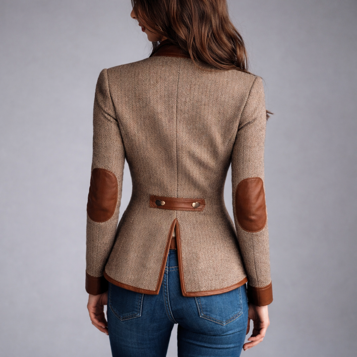 Yvanna - Elegant Heritage Tweed Jacket
