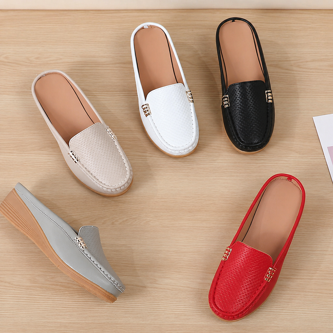 Morgani - Lightweight Leather Orthopedic Moccasins