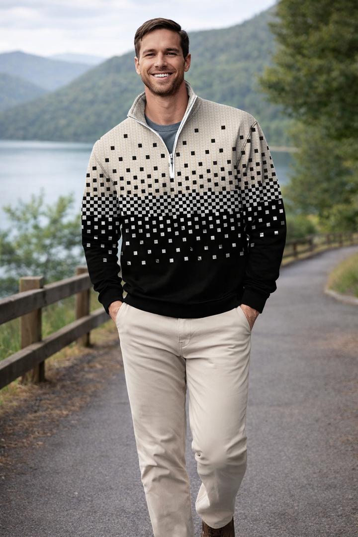 Moshe - Autumn And Winter Sweater With Stand-Up Collar