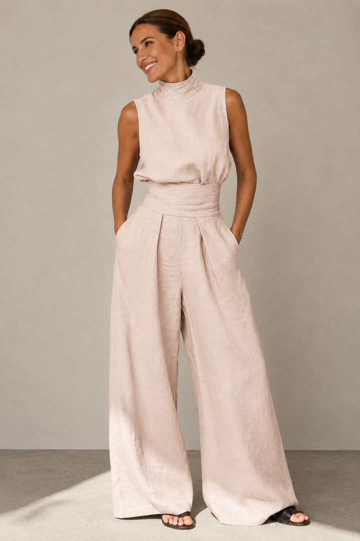 Winka - Classic Sleeveless Jumpsuit
