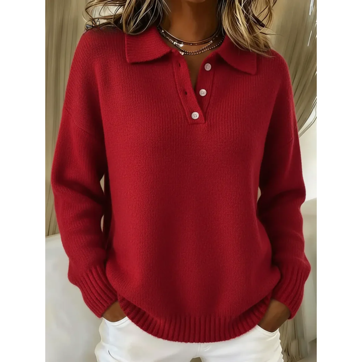 Healen - Knitted Polo Sweater
