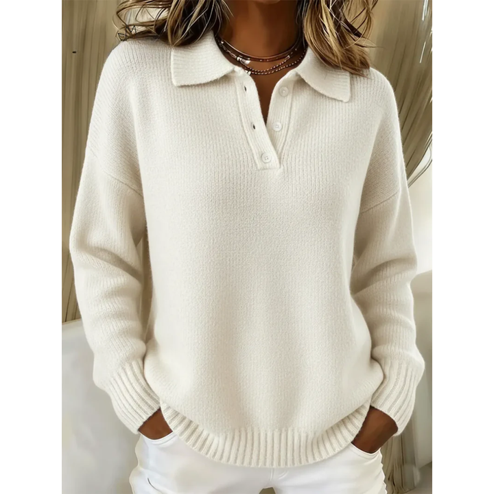 Healen - Knitted Polo Sweater