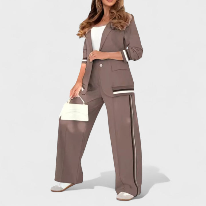 Zenobia - Elegant Two Piece Outfit Suit
