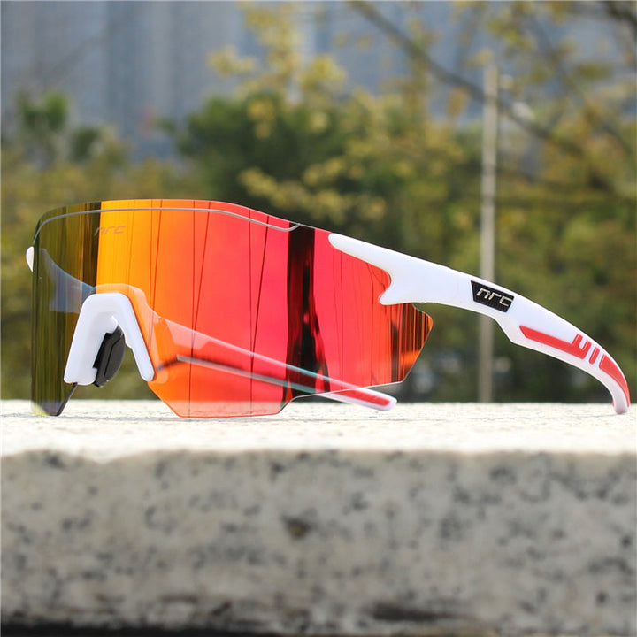FlashLens -  One Shield Mirror Visor Sunglasses
