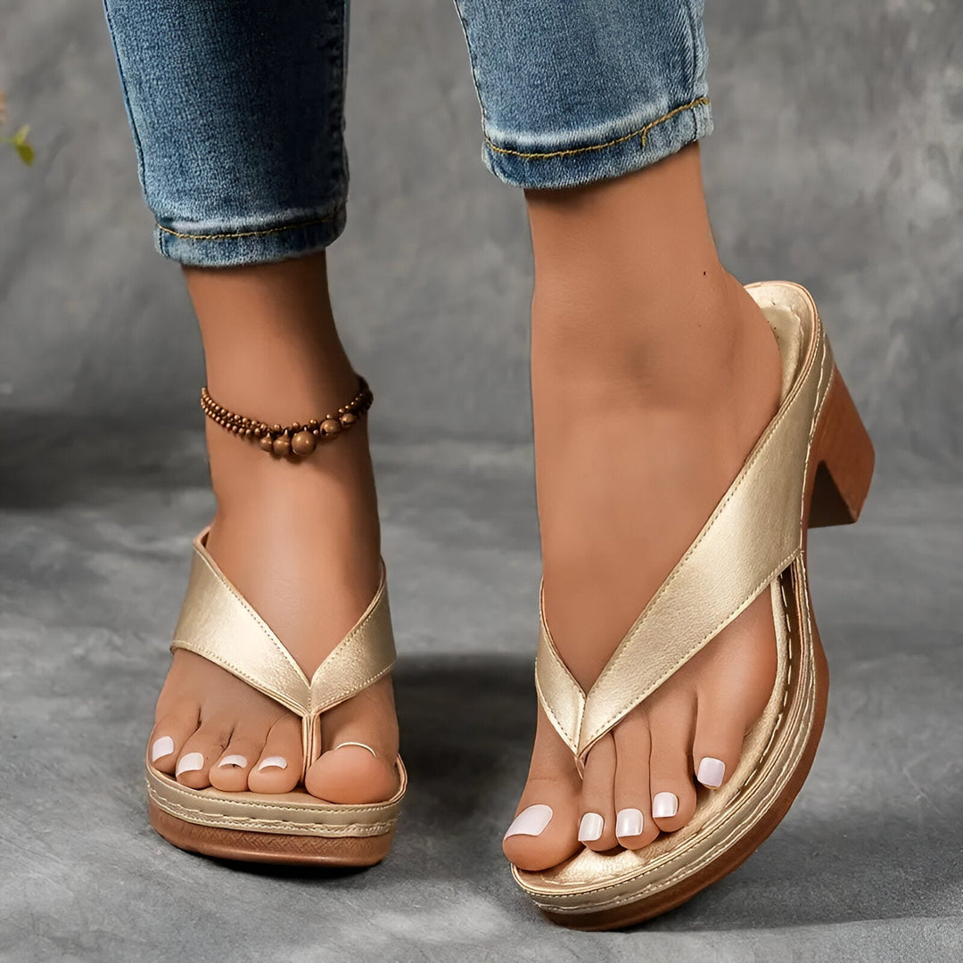 Gerta - Stylish High Heel Slipper