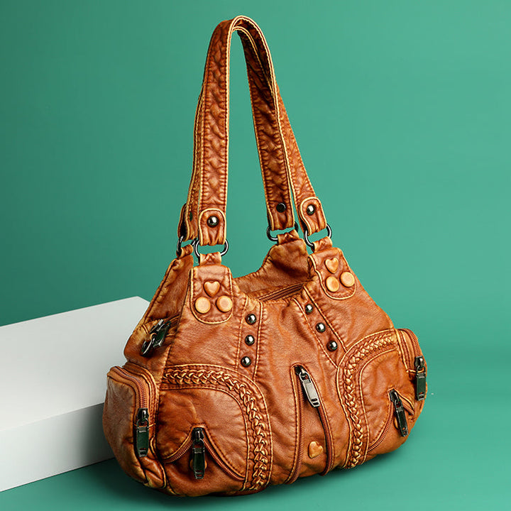 Alician - Boho Bag with Multiple Zippered Pockets