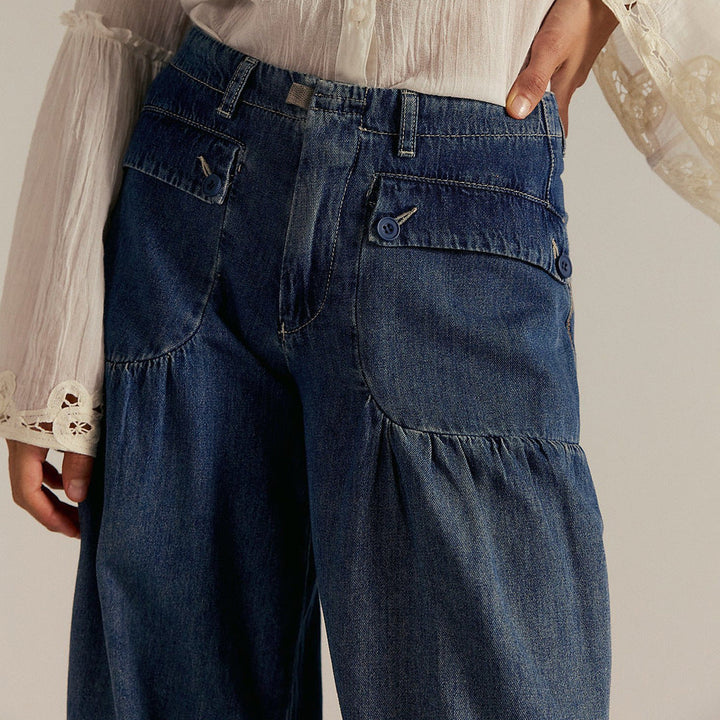 Zilda - Elegant Flowy-Fit Jeans