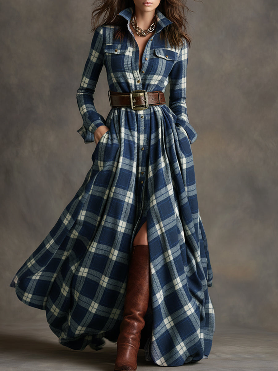 Hadasa - Maxi Dress With Waist Belt