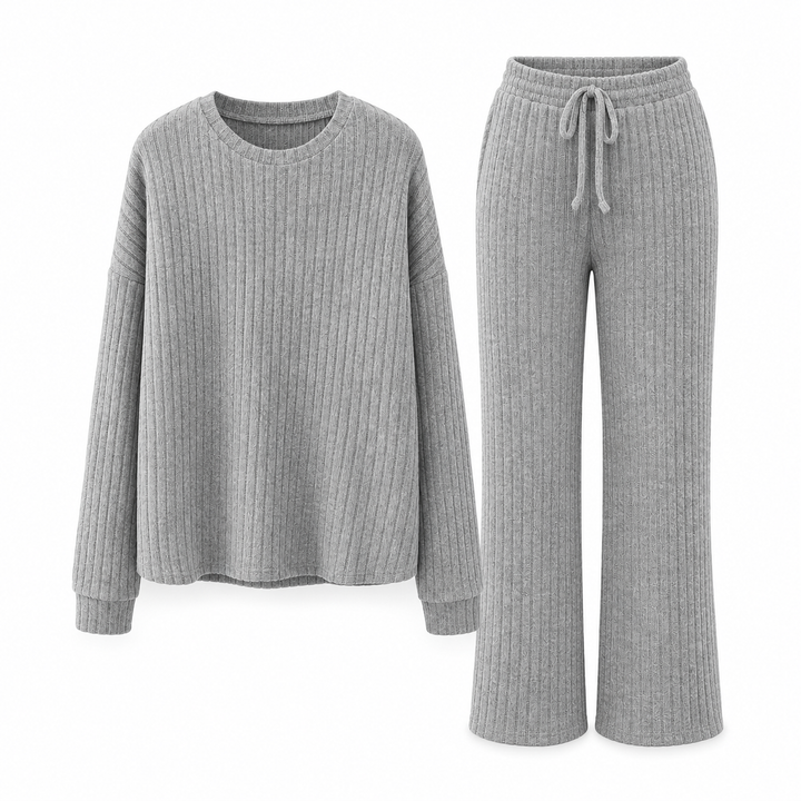 Miraosuya - Sporty Striped Two-Piece Set