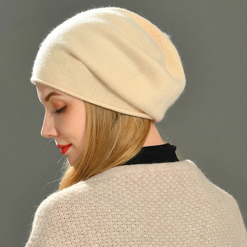 Jaysie - Cashmere Warm Knitted Hat