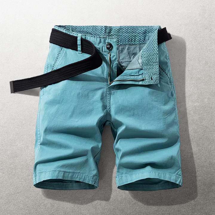Heinen - Casual Shorts with Adjustable Web Belt