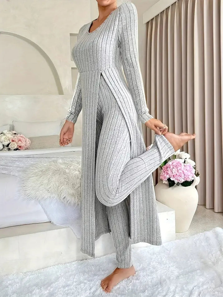 Zayda - Elegant Knitted Two Piece Set