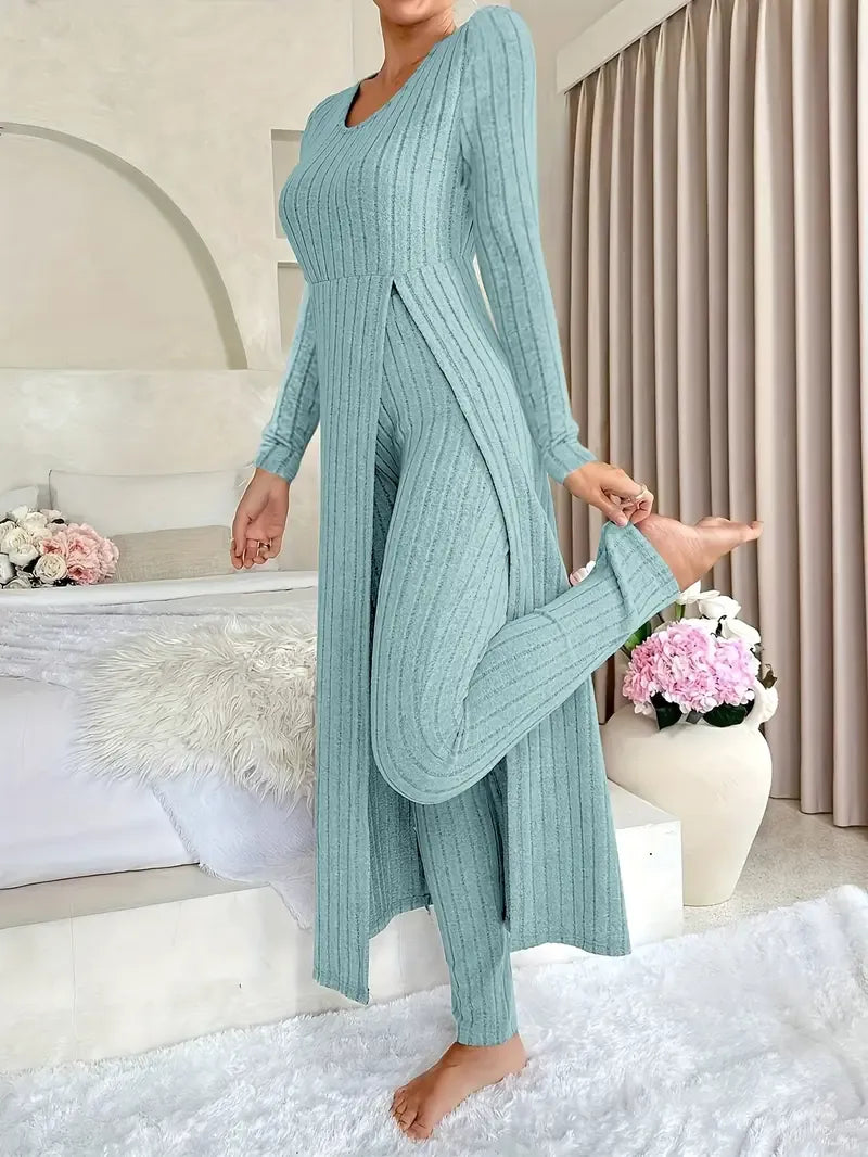 Zayda - Elegant Knitted Two Piece Set