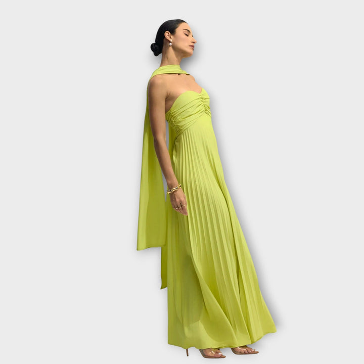 Hildaa - Elegant Long Dress Without Braces