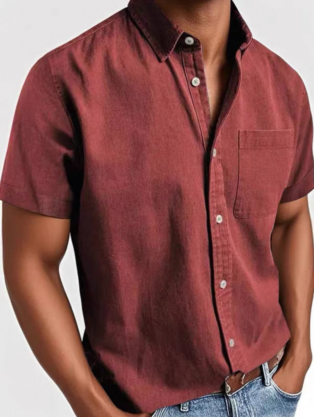 Maxence - Short Sleeve Summer Shirt