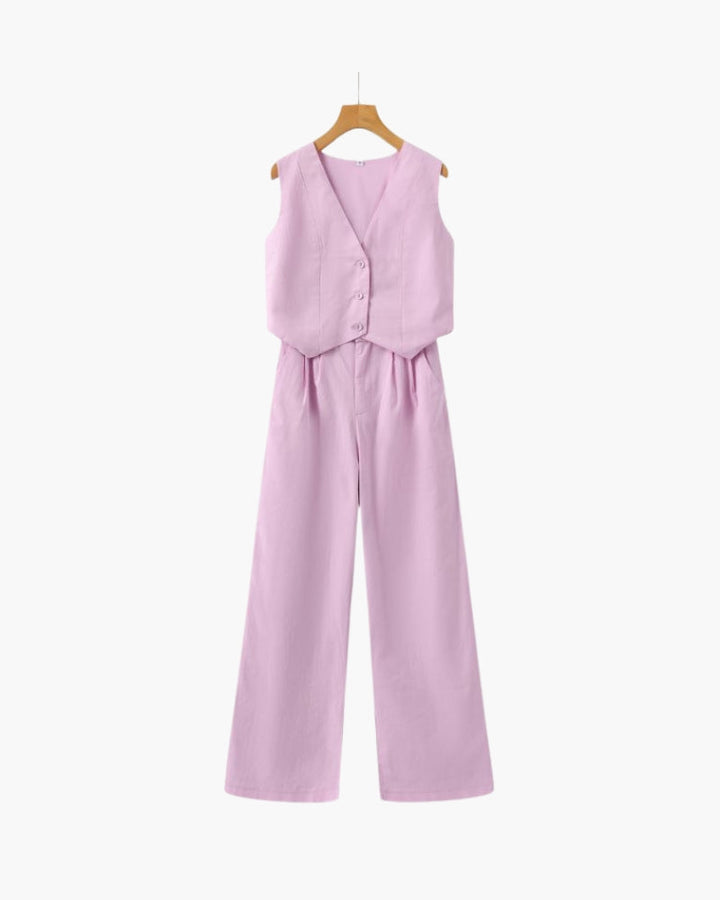 Lenaya - Two-Piece Linen Suit