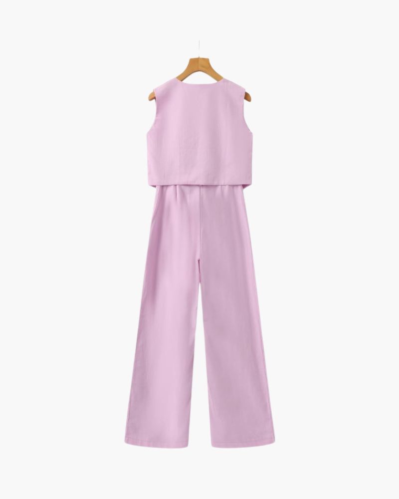 Lenaya - Two-Piece Linen Suit