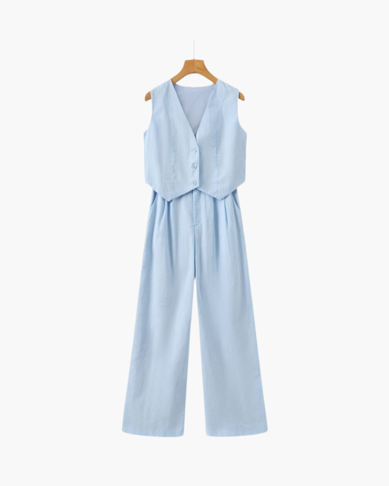 Lenaya - Two-Piece Linen Suit