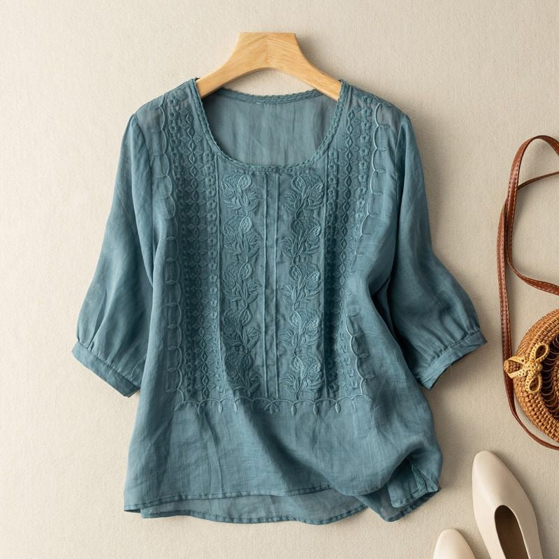 Litsa - Casual Short Sleeve Shirt
