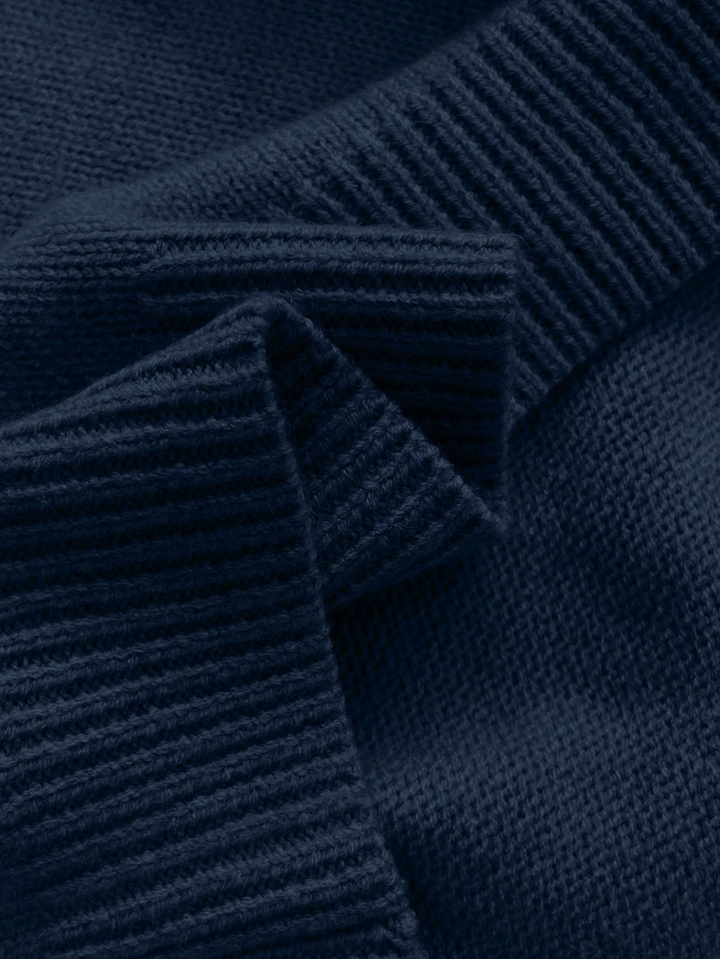 Jadvyga - Knit Blouse With Lace Collar