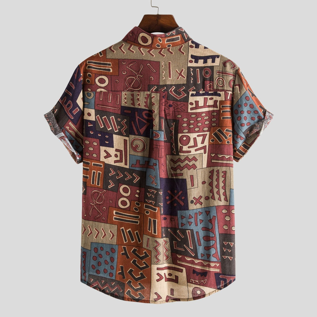 Lachlan - Stylish T-Shirt With Buttons