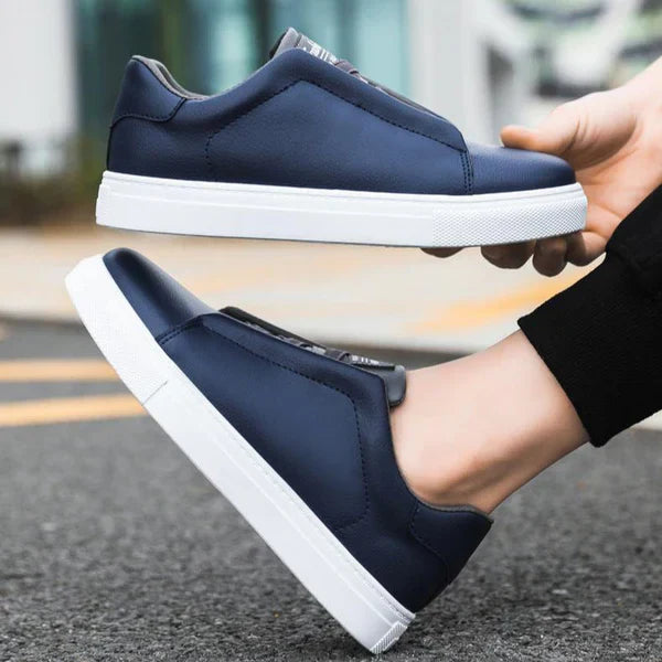 Dowd - Leather Sneakers With Grip Sole