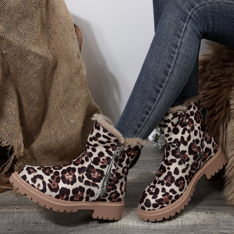 Luisaa - Comfortable Winter Boots With Side Zipper