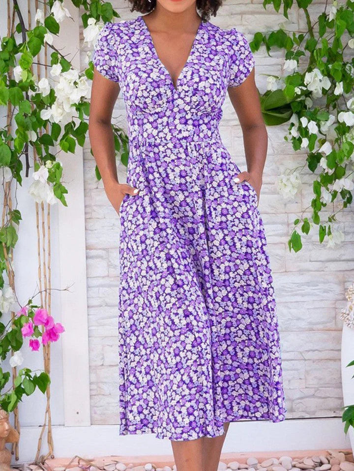 Zervou - Lightweight Midi Dress With Pockets