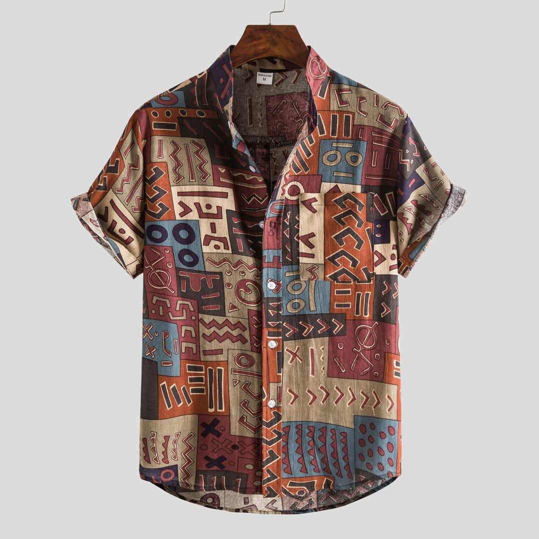 Lachlan - Stylish T-Shirt With Buttons