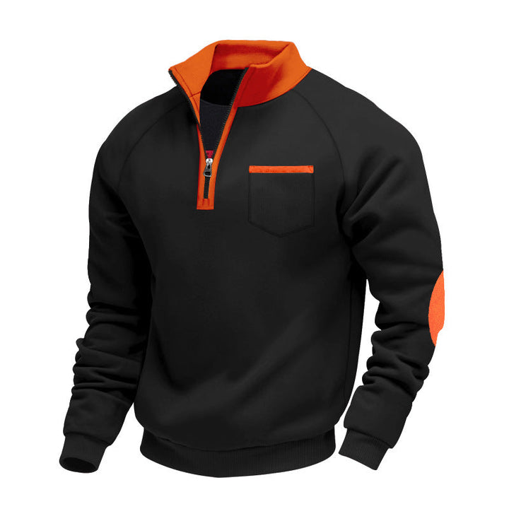 Trond - Fleece Quarter-Zip Sweatshirt