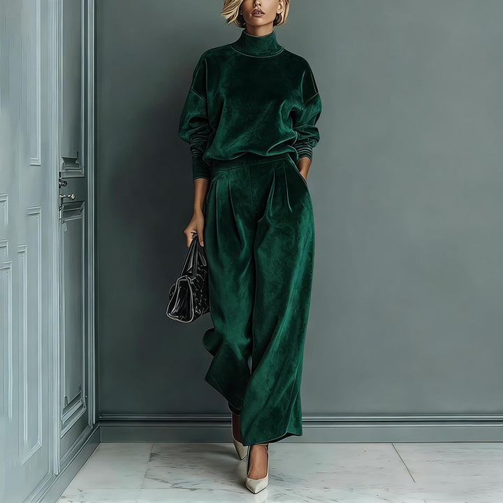 Lironah - Comfortable Leisure Warm Two Piece Set