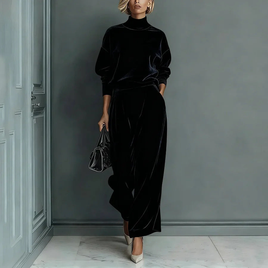 Lironah - Comfortable Leisure Warm Two Piece Set