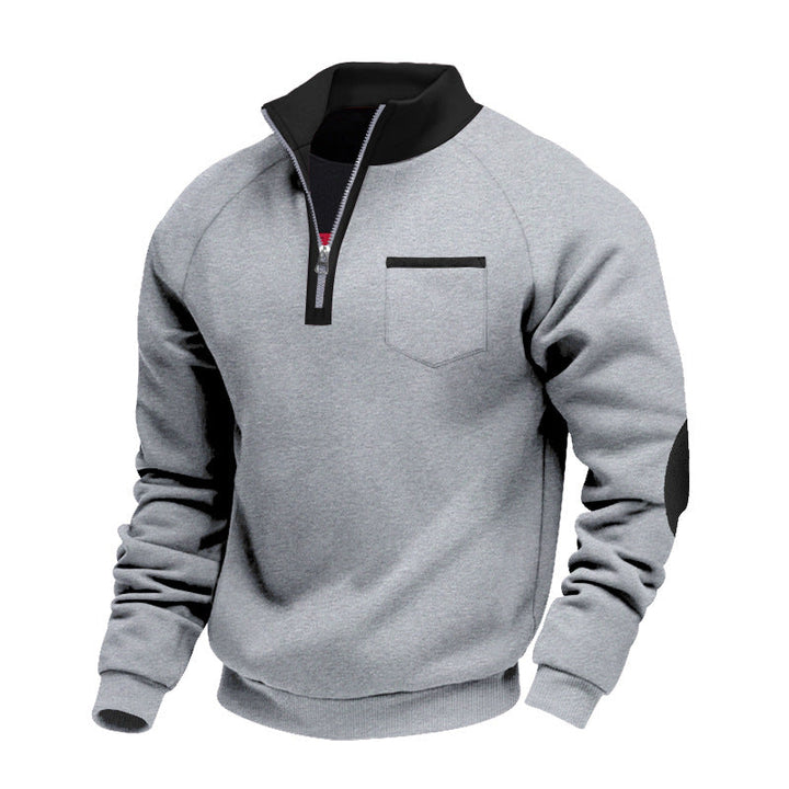Trond - Fleece Quarter-Zip Sweatshirt