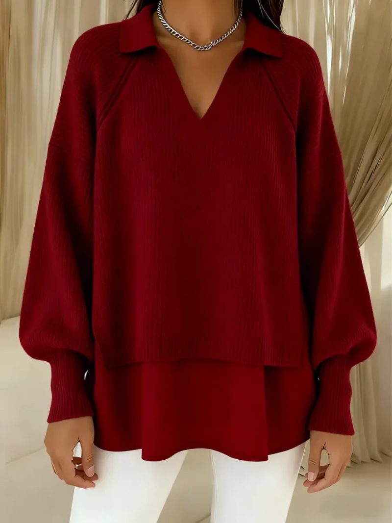 Ofra - Long Sleeve Knitted Sweater