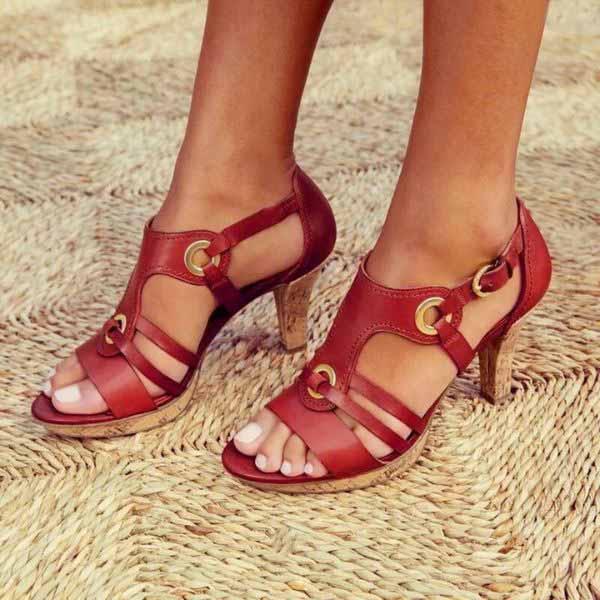 Rozenn - High Heel Sandals With Ankle Strap