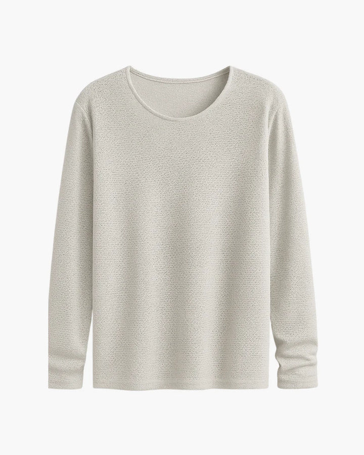 Beltran - Elegant Long Sleeve Knitted Shirt