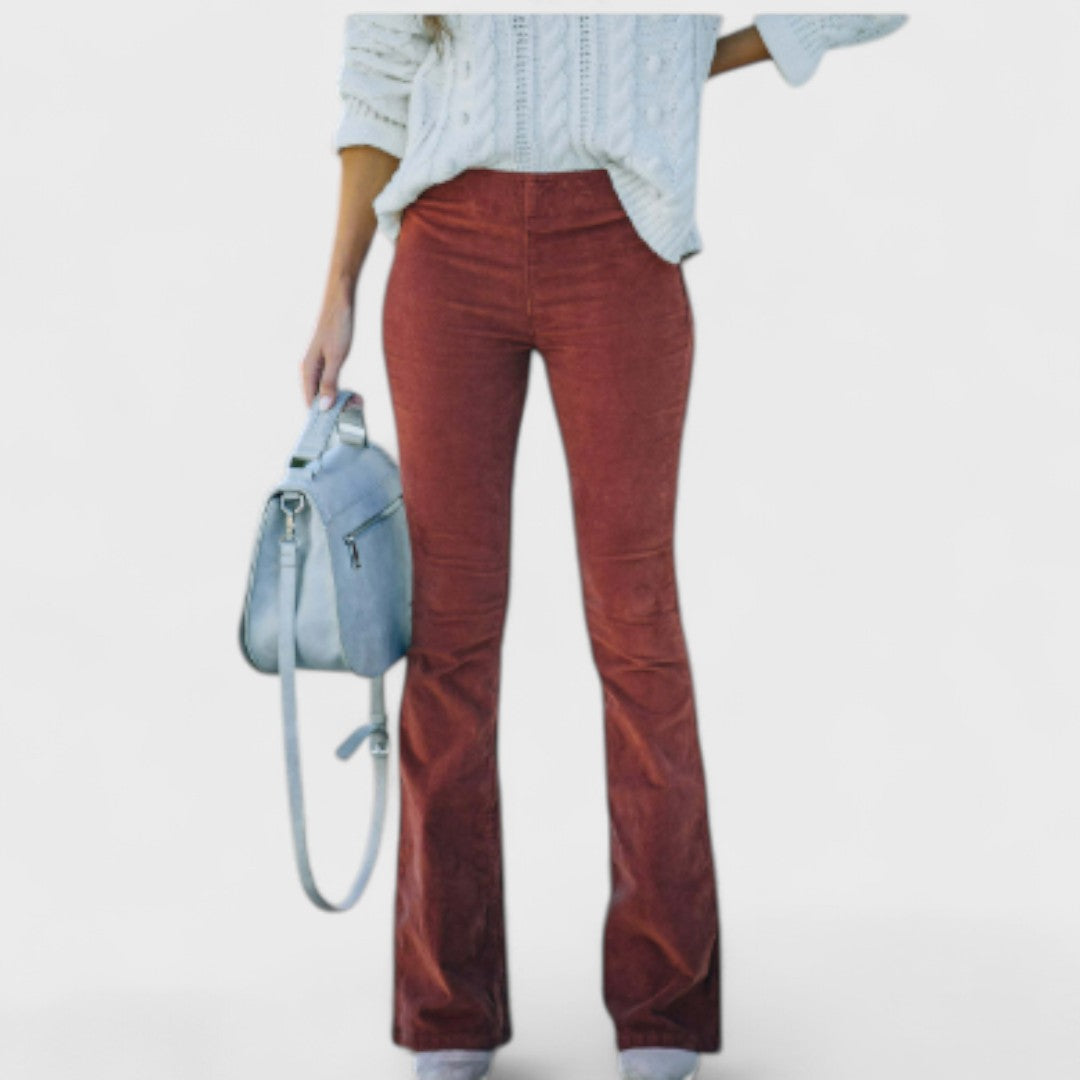 Arava - Corduroy Flared Trousers