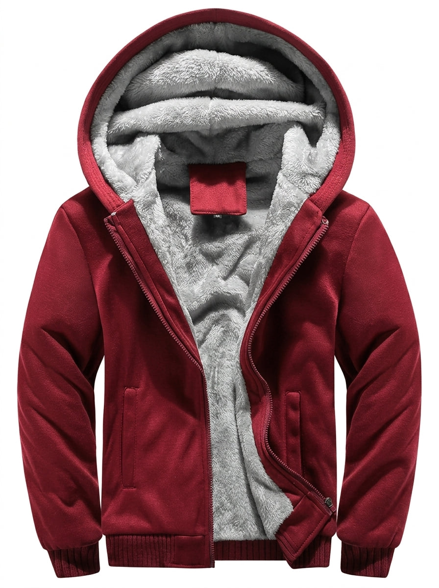 Neriis - Fleece Lined Hooded Zip-Up Jacket