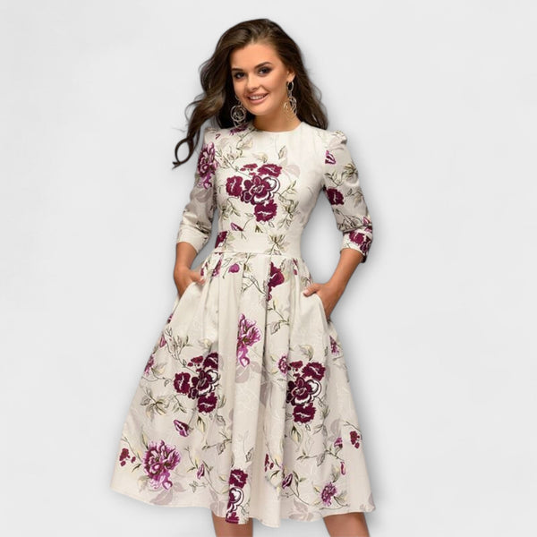 Jeri - Elegant Knee Length Dress
