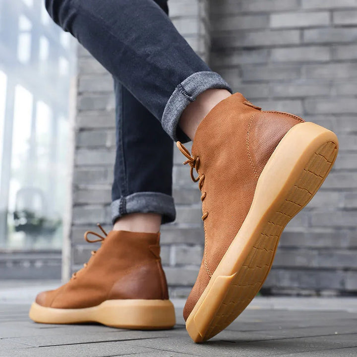 Avishai - Leather Lace-Up Boot